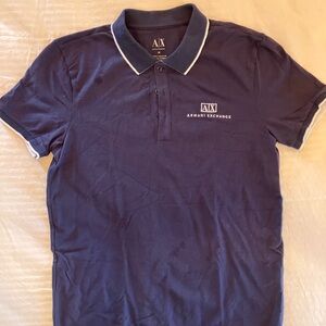Armani Exchange Navy Polo M